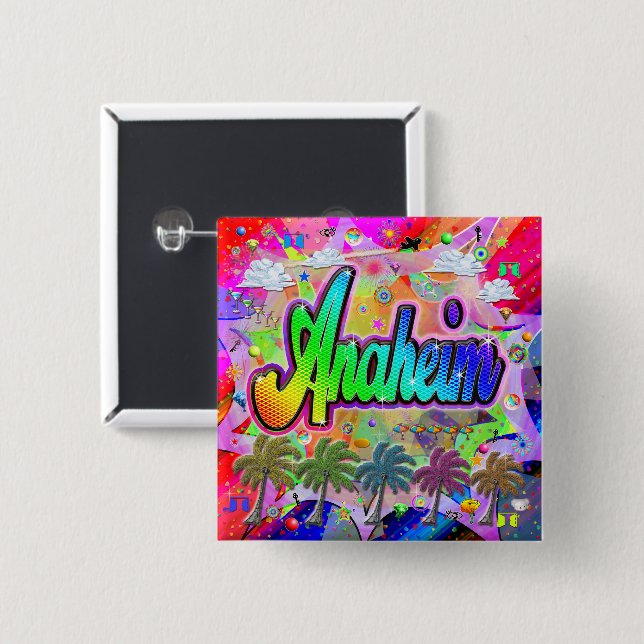 Anaheim Vista Express Button (Front & Back)