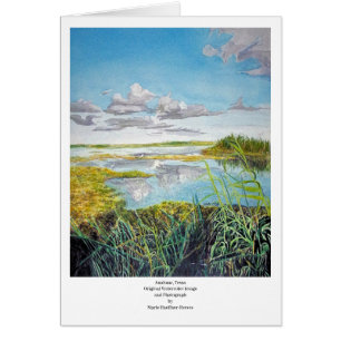 Anahuac, Texas, aquarelle photo de Marie Reeves