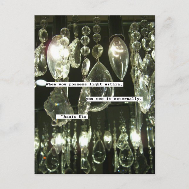 Anais Nin quote Postcard (Front)