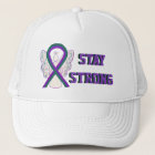 Anal Cancer Awareness Ribbon Custom Hats