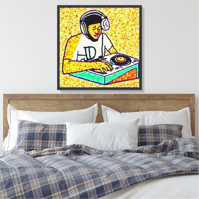 Analogue Alchemist Canvas Print (Insitu(Bedroom))