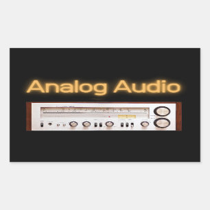 Analogue Audio Old HI FI Sticker