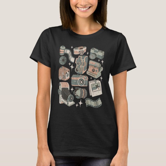 Analogue Cameras T-Shirt (Front)