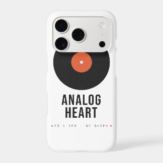 Analogue Heart Vinyl Record Music Lover iPhone 17 