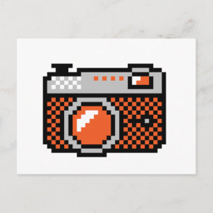 analogue photo camera postcard