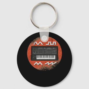Analogue Retro Synthesizer Envelope Waveforms Synt Keychain
