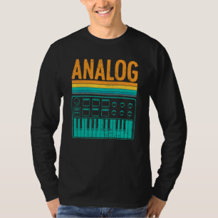Analogue Synthesizer Keyboard Musician Keyboardist T-Shirt