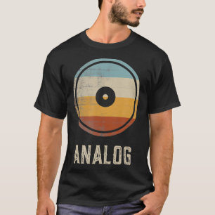 Analogue Vinyl Retro Music Lover Vintage Record Au T-Shirt