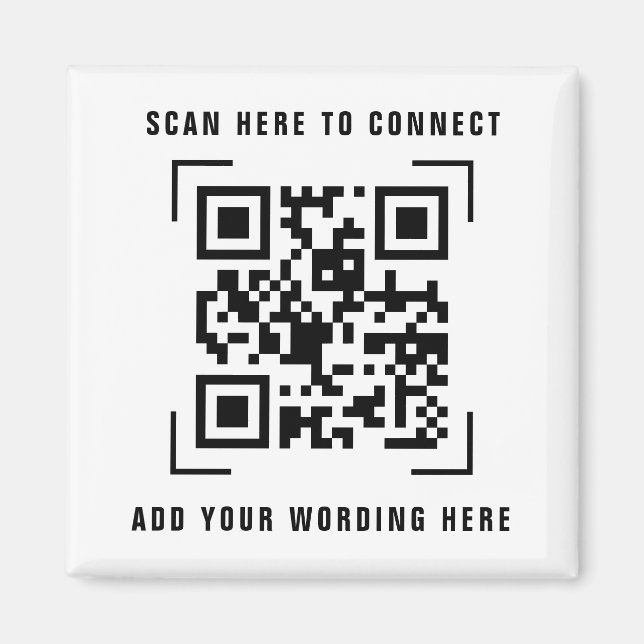 Analyse du code QR | Magnet promotionnel du logo c (Devant)