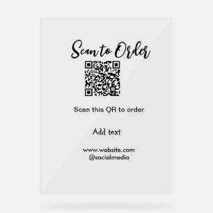 Analyser pour commander analyser le code QR ajoute
