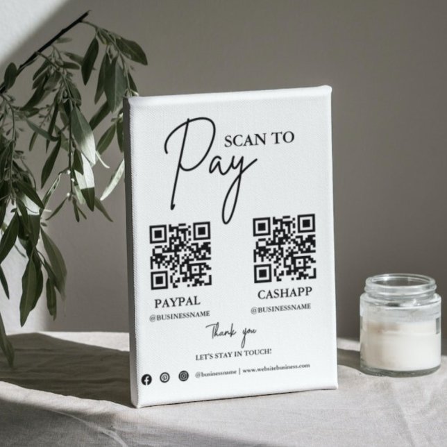 Analyser pour payer le panneau de paiement du code (Créateur téléchargé)