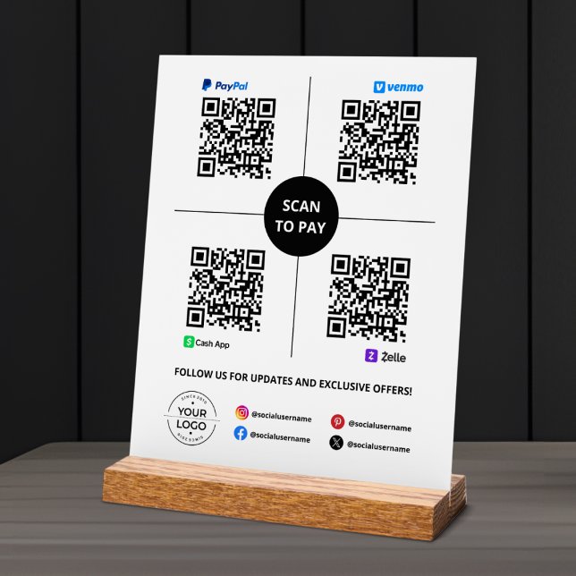 Analyser pour payer QR Code PayPal, Venmo, Cash Ap (Créateur téléchargé)
