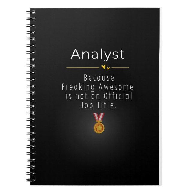 analyst notebook (Front)