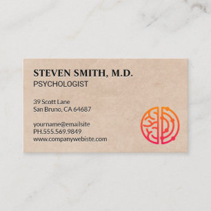 Analytic and Creative Mind Psychology Business Card