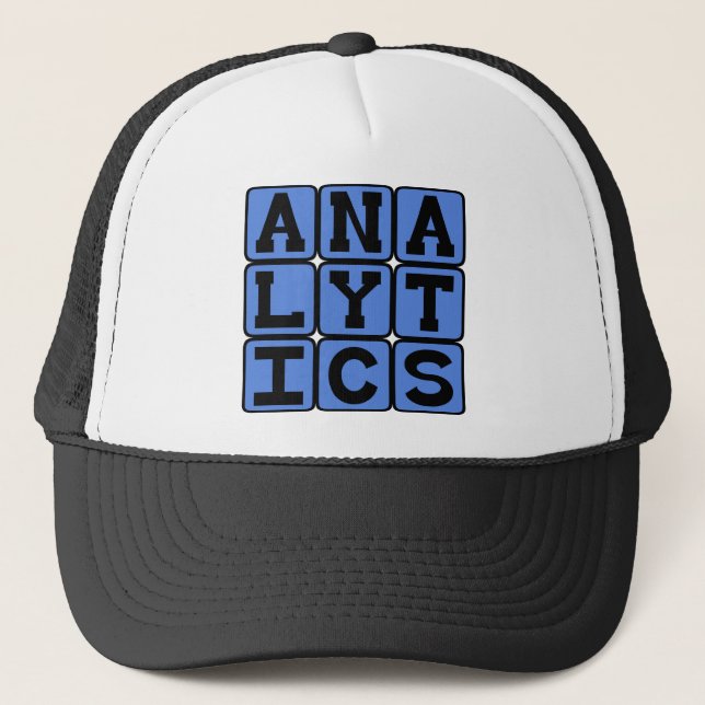 Analytics, Meaningful Patterns in Data Trucker Hat (Front)