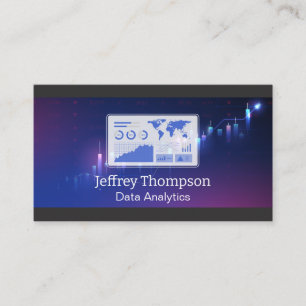 Analytics   Metrics   Financial Data Business Card