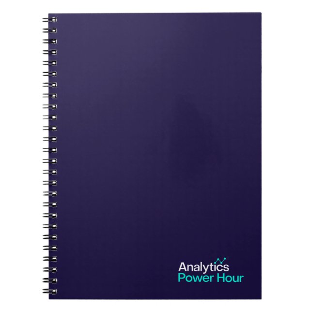 Analytics Power Hour Spiral Notebook (Front)