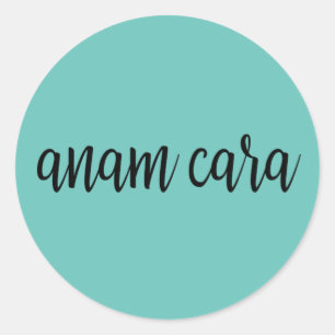 Anam Cara Classic Round Sticker