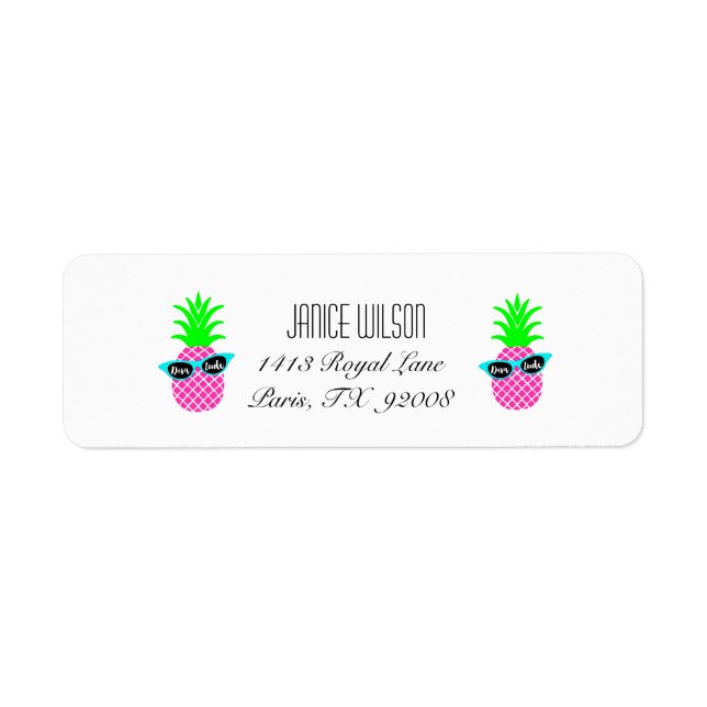 Ananas avec Étiquette "DIVAtude" (Devant)