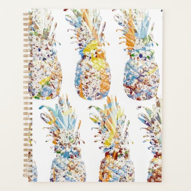 Ananas coloré Imprimer (Devant)