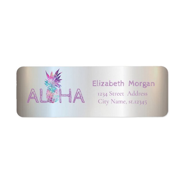 Ananas Moderne, Aloha Argent (Devant)