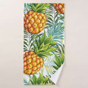 Ananas. Motif sans couture. Patte florale vintage
