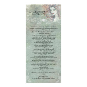 Ananda Organic Salon and Spa Rack Cards