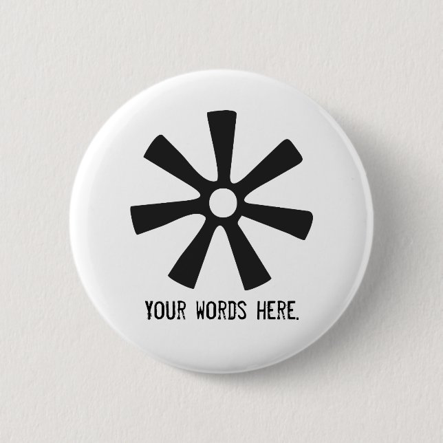 ANANSE NTONTAN | Symbol of Wisdom, Creativity 2 Inch Round Button (Front)