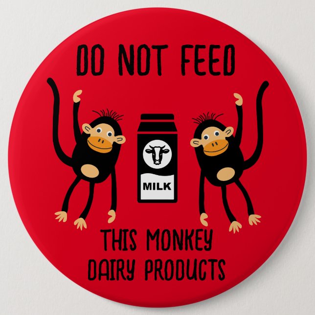 Anaphylaxis Kids Allergic Warnings 6 Inch Round Button (Front)