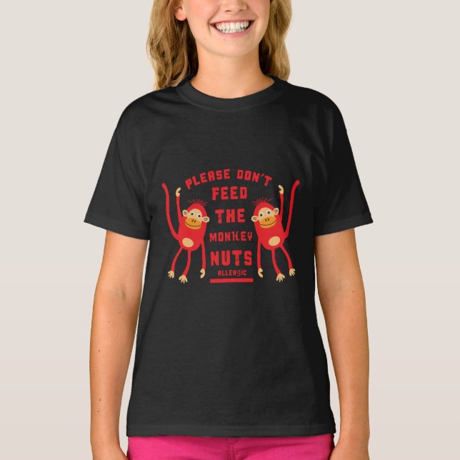 Anaphylaxis Nut Allergies T-Shirt (Front)