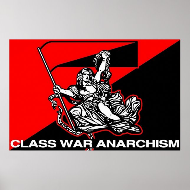 anarchisme de guerre de classe 1 affiche (Devant)