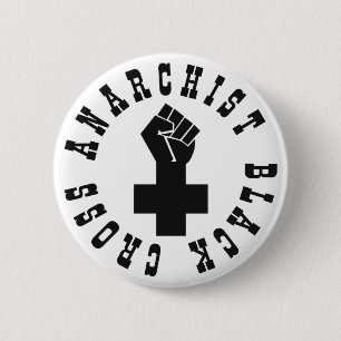 Anarchist Black Cross 2 Inch Round Button