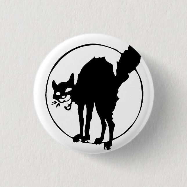 Anarchist Cat 1 Inch Round Button (Front)