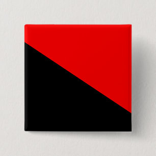 Anarchist, Colombia Political flag 2 Inch Square Button