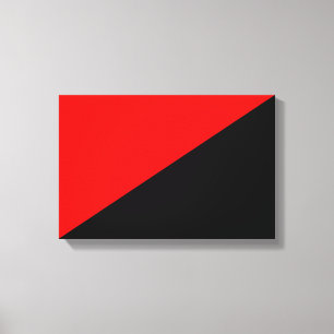 Anarchist Flag (Anarchism) Canvas Print