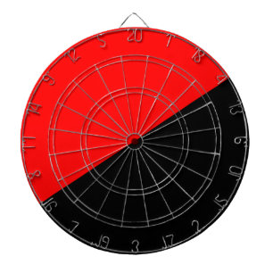 Anarchist Flag (Anarchism) Dartboard