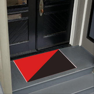 Anarchist Flag (Anarchism) Doormat