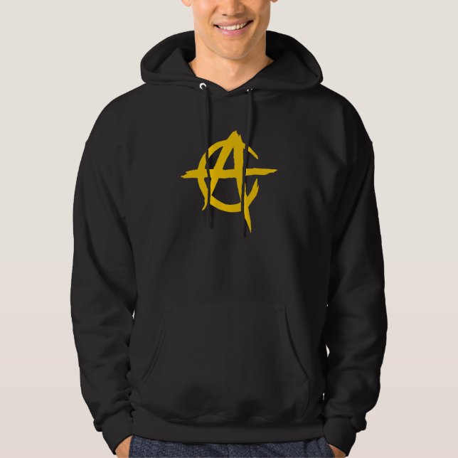 Anarchist Logo - Capitalist - MH1 Hoodie (Front)