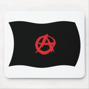 Anarchist Movement Flag Mousepad