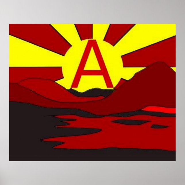 anarchist Sunrise Poster (Front)