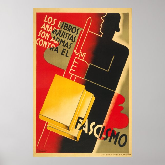 Anarchiste espagnol de la guerre civile / Poster d (Devant)