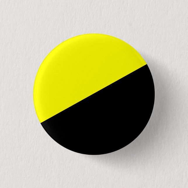 Anarcho- capitalism 1 inch round button (Front)