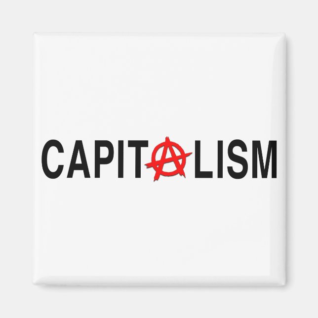 Anarcho Capitalism Magnet (Front)