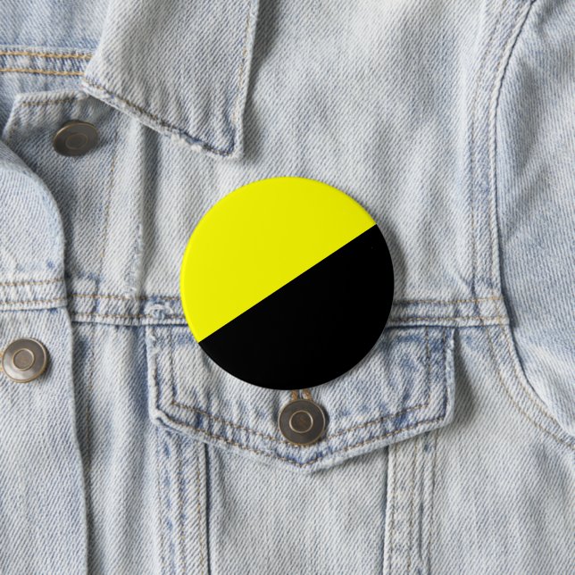 Anarcho-Capitalist Flag 3 Inch Round Button (In Situ)
