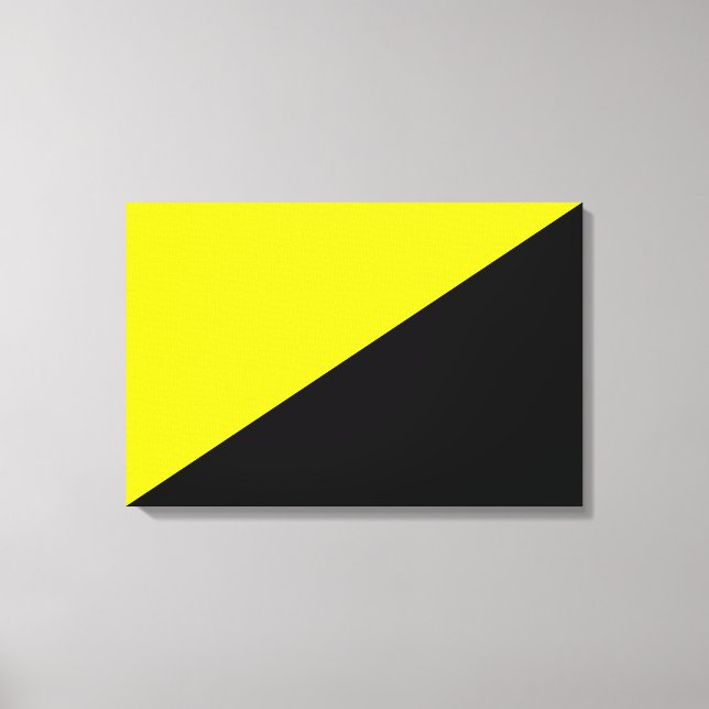 Anarcho-Capitalist Flag Canvas Print (Front)