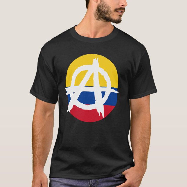 anarcho colombia T-Shirt (Front)