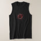 Anarcho-Nihilist sleeveless T-shirt (Laydown)