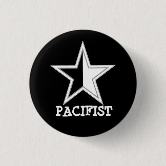 Anarcho-pacifist Star Button