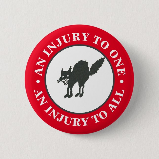 Anarcho-Syndicalism 2 Inch Round Button (Front)