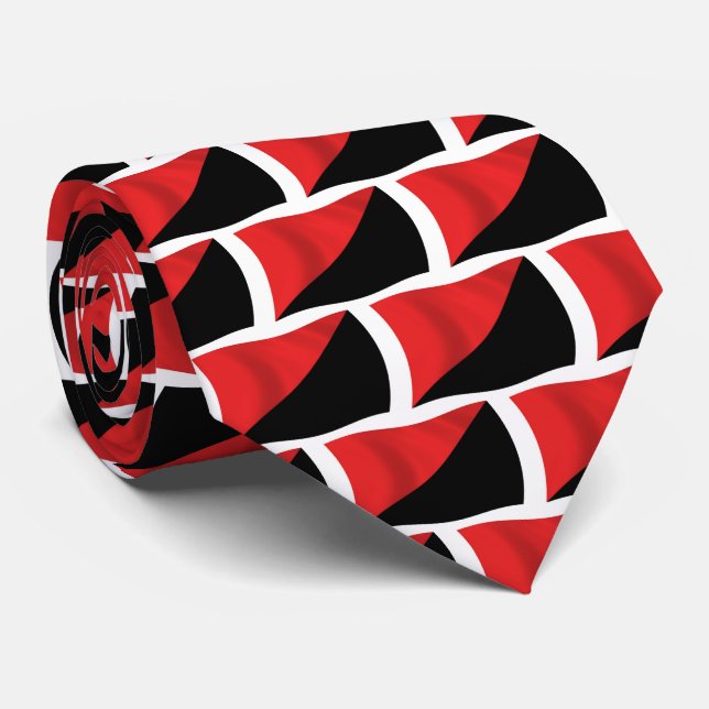 Anarcho-Syndicalism Flag Tie (Rolled)